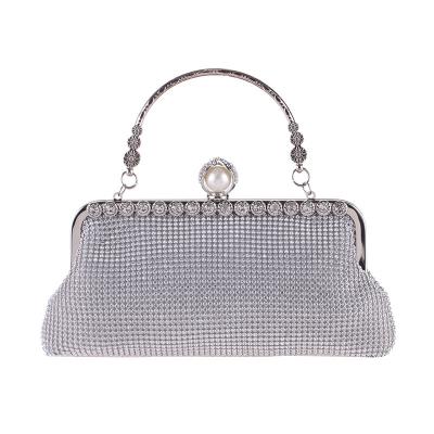 China Fashoion Diamond Bag Frame Rhinestone Covered Evening Clutch Wedding Clutch Purse for sale