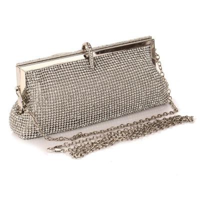 China Luxury Women Diamonds Bags Rhinestone Shoulder Bags Purse Handbag Clutch Evening Wedding Shinny Bags for sale