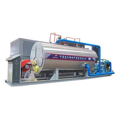 China CWNS Series 2t Low Pressure Integrated Steam Boiler Nitrogen Condensing Hot Water Boiler en venta