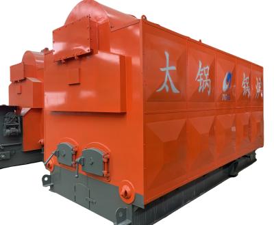 China Semi-automatic DZH 4t/h Chain Grate Fired Biomass Steam Boiler For Central Heating for sale