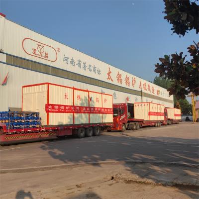 China Industrial Hot Water Boiler Container Skid Mounted High Efficiency And Stable Work en venta