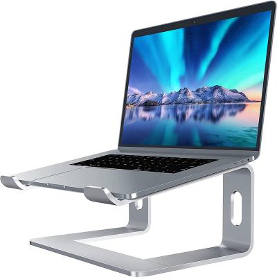 China Portable Aluminum Laptop Stand (Size) Adjustable Ergonomic Detachable Notebook Holder Desktop 10-15.6 inch MacBook Air pro for sale