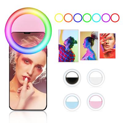 China LMM's Best Selling On Shopify 4 Inch LED Selfie Light Dimmable Makeup Camera Beauty Photography Light Cycle Lamp LMM-001 for sale