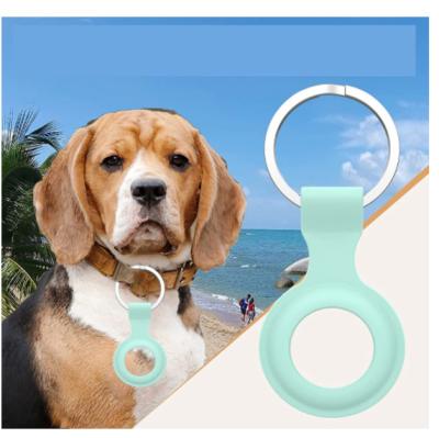 China Waterproof Anti-lost Anti-drop Silicone Holder Protective Dog Collar Case Cover For Airtag for sale