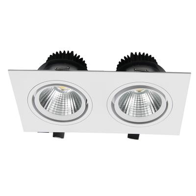 China Hot sale Embeded lightwoo moving single double heads spotlight 20w 7w 12w led spot light led indoor lights for sale