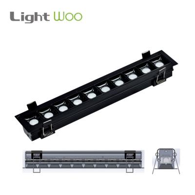 China Contemporary Indoor Zhongshan 20w 30w 45w 60W Led Recessed Linear Pendant Light for sale