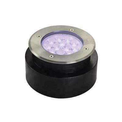 China Garden Park Place IP65 Garden Aluminum Led RGB 12w Underground Light for sale