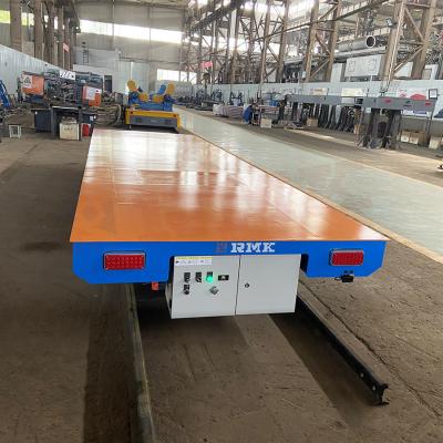 China 10T Op spoorwegmateriaal transportplatform Industrieel werkplaats Vervoer trolley Te koop