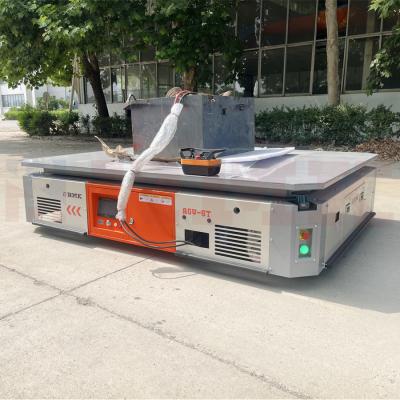 China 5 ton AGV Omnidirectionele spoorloze transportkar met stuurwielen Te koop