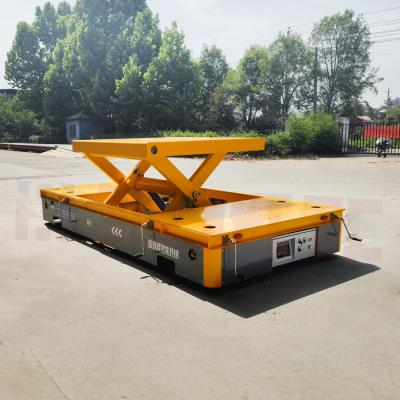 China Custom Battery Powered Industrial Transfer Cart Omni Wheel Transfer Cart for sale