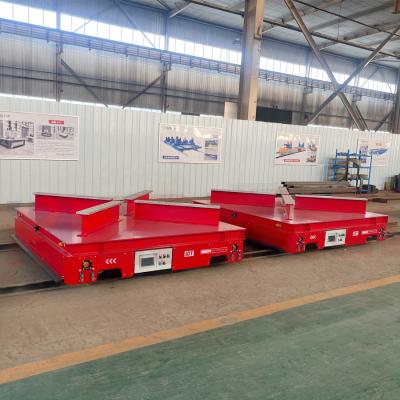 中国 10 Tons Automated Material Handling Systems RGV Rail Transfer Cart 販売のため