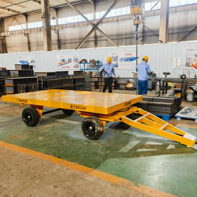 Chine 10T Trailers  In Port Transportation Trackless Trailer à vendre