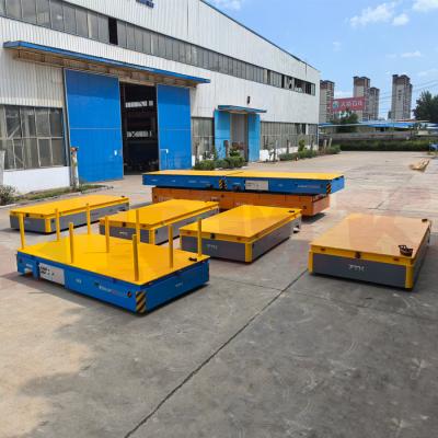 Chine 40 Tons Omnimove Transfer Cart With Lifting Dual Platforms Electric Transfer Cart à vendre