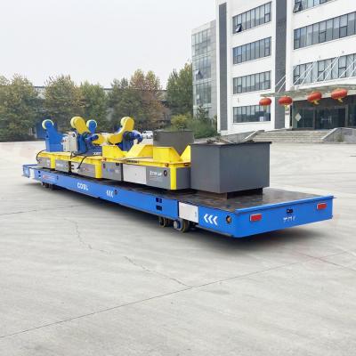 China Heavy Duty 6 Tons Omni Directional Battery Powered Transfer Trolley à venda