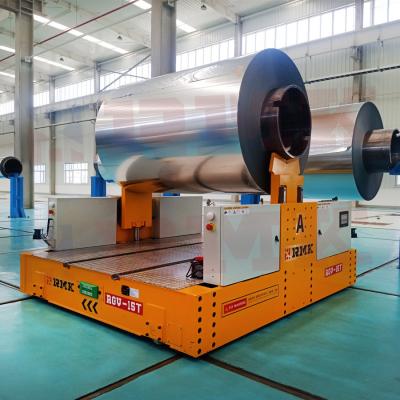 China 15t RGV Rail Guided Vehicle Cart For Coil Handling In Factory en venta