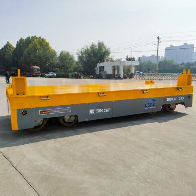 China 80 Tons Heavy-Duty Customized Tooling Trackless Transfer Cart en venta