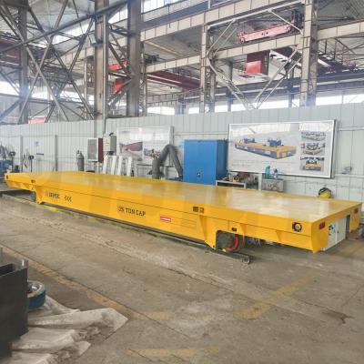 China 35 Tons Workshop Transfer Track Electric Transfer Cart for sale