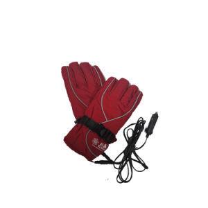 China Whole Hand 12V Electric Heating Gloves Made of Polyester/Nylon for Windproof Comfort for sale