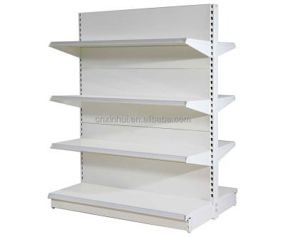 China Single and Double Side Double Sided Retail Grocery Display Racks Gondola Shelving Island Supermarket Shelf for sale