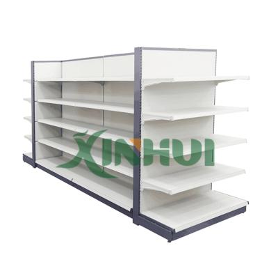 China Double sided customize size and color store shelf supermarket display rack gondola shelf at factory price for sale