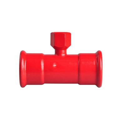 China Carbon Steel Press Fittings For Viega Female Tee IPS Stainless Steel for sale