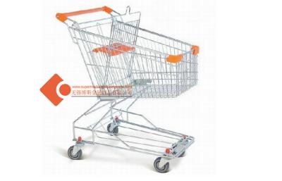 Cina Progettazione asiatica cromata del carrello 100L del supermercato del metallo in vendita