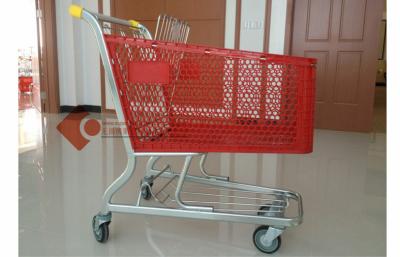 Cina Carrello di plastica rosso 180L 1085 * 595 * 1050mm del supermercato in vendita