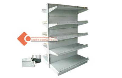 China Anchen front slot Design Steel shelving with front fence for sale