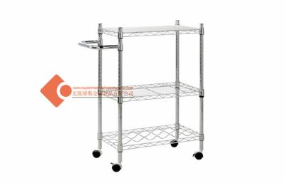 China Chrome plated Middle duty metal wire steel rack F04 With handle for sale