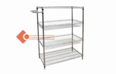 China Galvanized Garage Wire Shelving Systems Heavy Duty Display Racks for sale