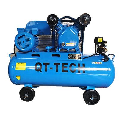 China 3HP 2.2kw piston lubricated air compressor 105 liter tank belt drive air compressor for sale