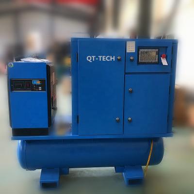 China Lubricated 15KW 20HP Integrated Screw Air Compressor Rotary Screw Air Compressor for sale