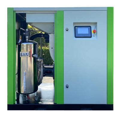 China Oil Free Screw Air Compressor 18.5KW 8bar13bar 16bar Oilless Screw Air Compressor Oil Free Medical Use for sale