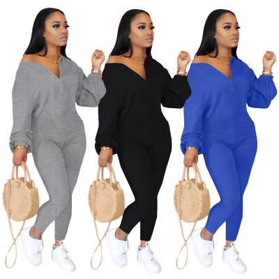 China QUICK DRY Strapless Casual Clothing Fall Overalls Fashion Solid Color Long Sleeve One Piece Set Women Fashion Overalls for sale