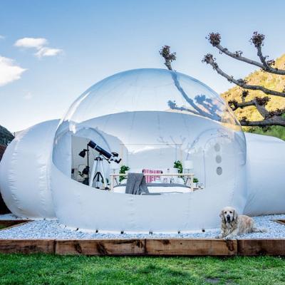 China Plastic clear bubble tent garden cottage event high security camping Glamping balloon tents for sale