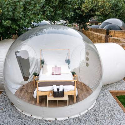 China Luxury event bubble Glamping hotel tent igloo geodesic dome domos turismo glamping domo Para transparent garden for sale