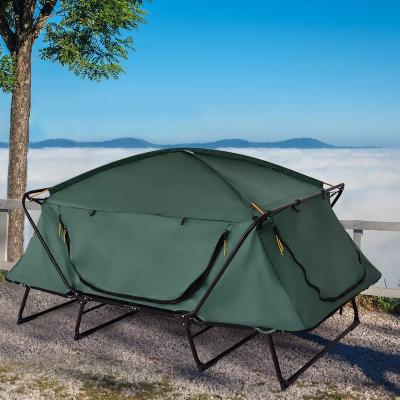 China Diagonal Tie Type Outdoor Waterproof Universal Tent Cradle Camping Sleeping Cribs Personal Bed With Tent for sale