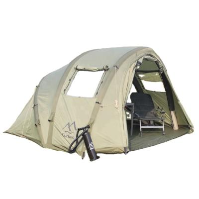 China PU Piping Outdoor Two Person Tent Popular Thickened Oxford Cloth Convenient Inflatable Fishing Tent for sale