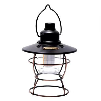 China New Design Outdoor Camping Garden Lamp Retro Usb Rechargeable Portable Camping Tent Shed Lamp Horse Outdoor Lamp for sale