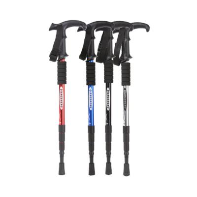 China Outdoor Ultralight Carbon Mountaineering Hiking Stick Stretching Folding Mountain Walking Stick, Trekking Poles for sale