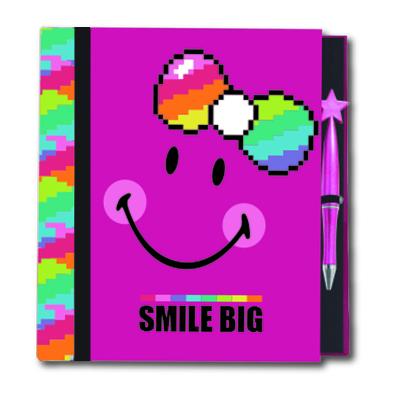 China Promotion Hard Cover Spiral Notebook with Matching Gel Pen Gift Set for Girls for sale