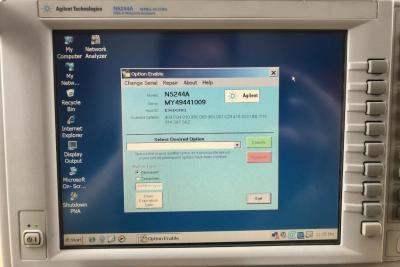 China Used High Accuracy Low Cost Vector Network Analyzer N5244A Test Equipment For Sell for sale