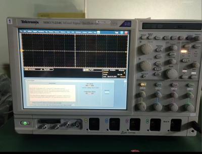 Китай Tektronix MSO71254C Смешанный сигнальный осциллоскоп 4 16 канал 12,5 ГГц 50 GSs MSO70000C серия продается