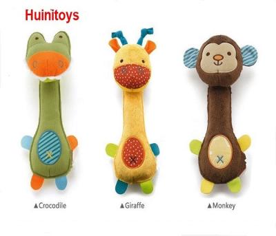 China ITCI Plush Factory High Quality Baby Quilt Rattle Toy manufacturer lovely high quality plush toy for sale