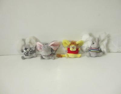 China Hot Sale Plush Koala Lion Hippo Elephant Plush Key Chain Clips for sale