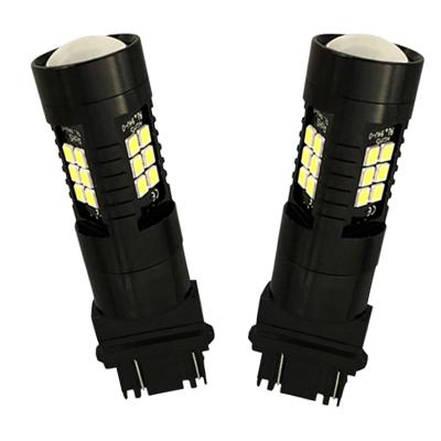 China 65BN 3057 3057A 3157 P27/7W T25 LED Canbus 3030 Car 21SMD Aluminum Brake Light NM65 for sale