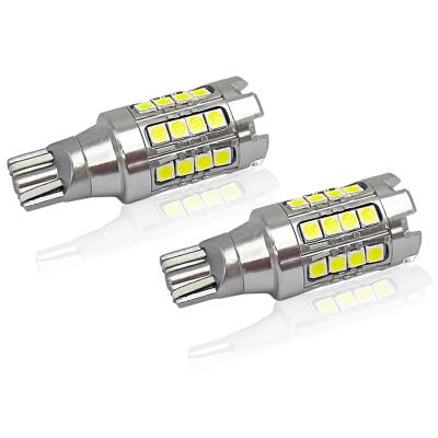 China Aluminum Car T15 W16W 921 T16 Canbus DC 2500LM 3030 32SMD LED Flashing Light for sale