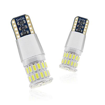 China Aluminum Alloy T10 Led Vehicle Lighting W5W Canbus 3014 Reading 38SMD Bulb for sale