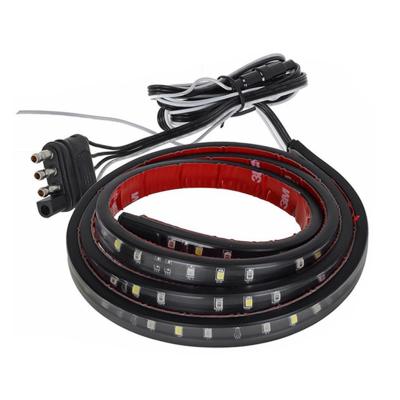 China PVC Wrap 49 Inch Truck Tailgate Light Strip 12V 2835 70SMD LED Flexible Bicolor Turn Signal Light for sale