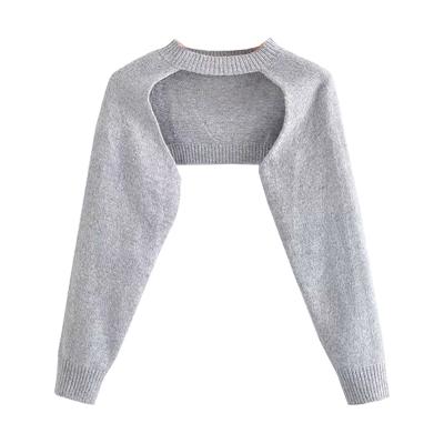 China wholesale hot sale Anti-wrinkle summer autumn cropped sweater women halter top neck knit sexy knitted sweater crop top sweater for sale